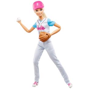 Boneca Barbie Mattel Made To Move - Jogadora de Beisebol