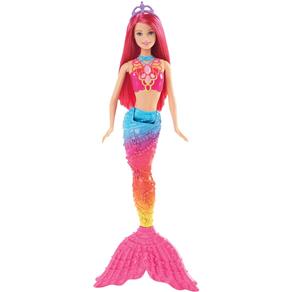 Boneca Barbie Mattel Sereias Reinos Mágico Arco Íris