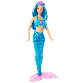 Boneca Barbie - Mix & Match - Sereia Azul - Mattel