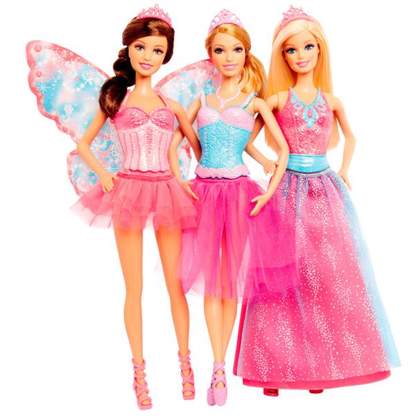 Boneca Barbie Mix Match - Trio Encantado - Mattel - Barbie