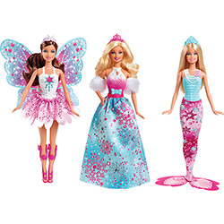 Boneca Barbie Mix Match Trio Encantado Mattel
