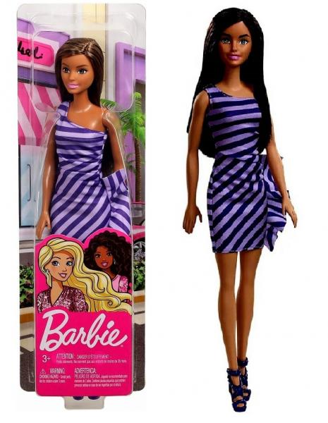 Boneca Barbie Nikki Morena Negra Fashion Lilás - Mattel