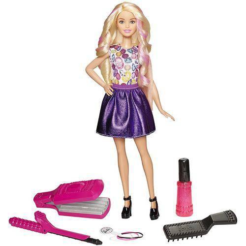 Boneca Barbie Ondas e Cachos 2019 Original Mattel