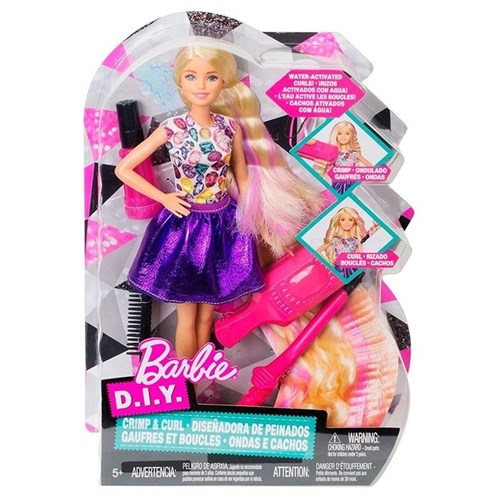 Boneca Barbie Ondas e Cachos Original Mattel