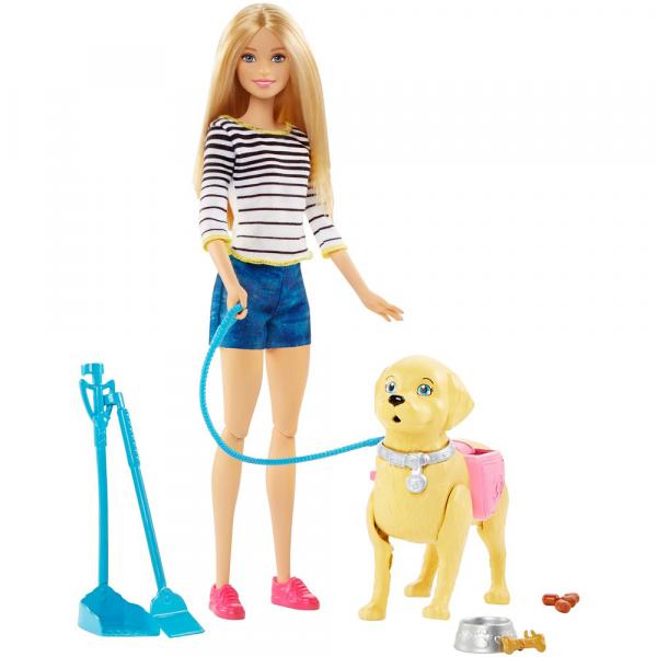Boneca Barbie Passeio com Cachorrinho - Mattel