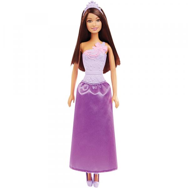 Boneca Barbie Princesa Básica - Morena - Mattel