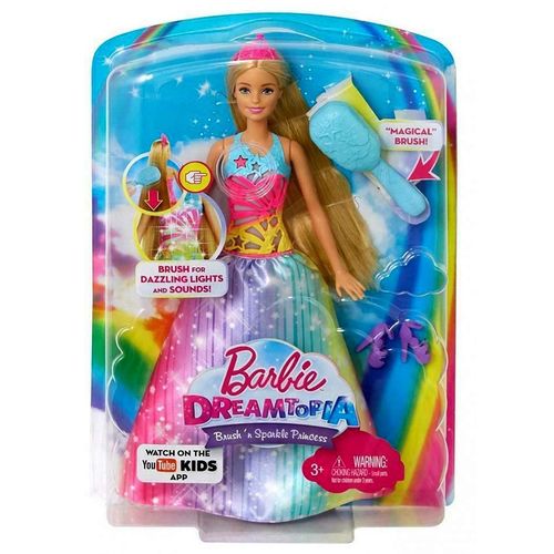 Boneca Barbie Princesa Cabelos Longos com Luz e Som Mattel