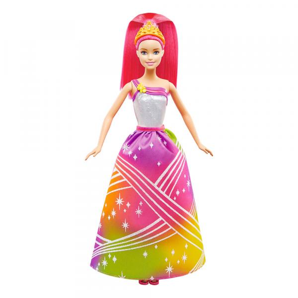 Boneca Barbie Princesa Luzes Arco-Íris - Mattel