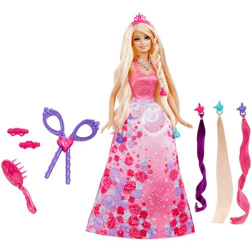 Tudo sobre 'Boneca Barbie Princesa Penteado Mágico Mattel'
