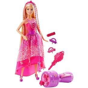 Boneca Barbie - Princesa Penteados Mágicos Dkb62