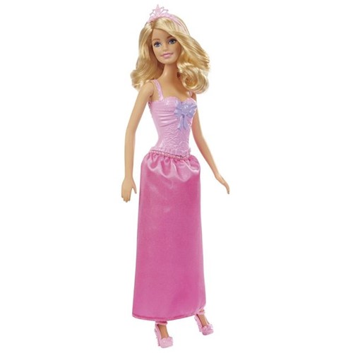 Boneca Barbie Princesas Básicas Mattel Rosa Rosa
