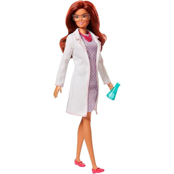 Boneca Barbie - Profissões - Cientista Morena - Mattel