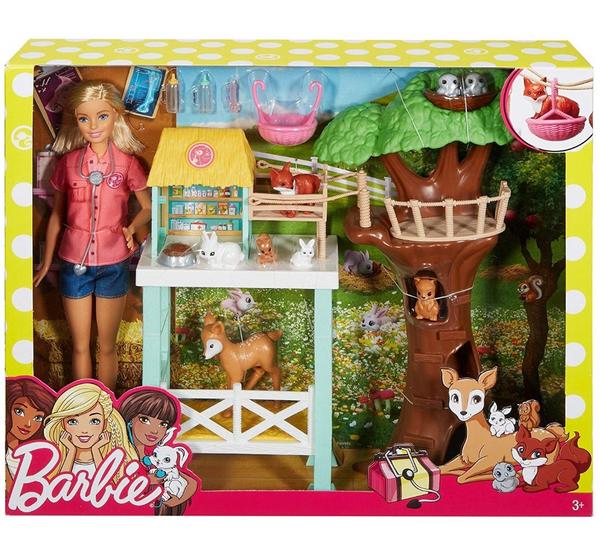 Boneca Barbie Profissões Cuidadora dos Bichinhos - FCP78 - Mattel