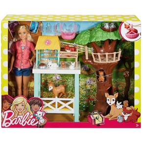 Boneca Barbie Profissões Cuidadora dos Bichinhos - FCP78