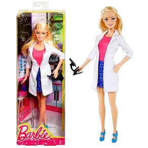 Boneca Barbie Profissões Quer Ser Cientista - Mattel
