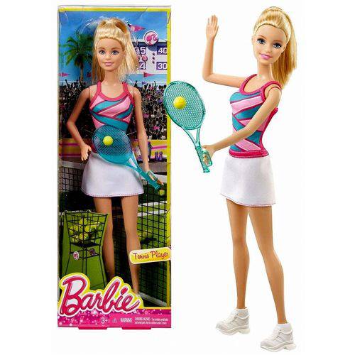 Tudo sobre 'Boneca Barbie Profissões Quero Ser Tenista - Mattel'