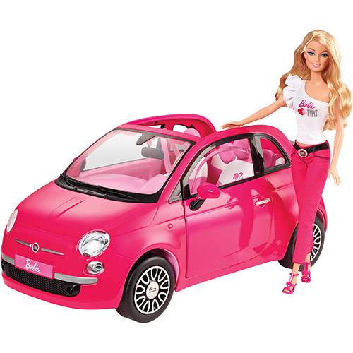Tudo sobre 'Boneca Barbie Real - Barbie e FIAT 500 Y6857 - Mattel'