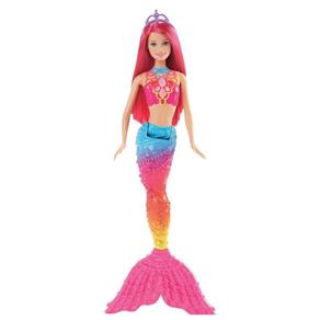 Boneca Barbie - Reinos Mágicos - Sereia do Reino dos Arco-íris - Mattel