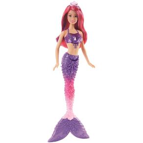 Boneca Barbie Reinos Mágicos - Sereia do Reino dos Diamantes Dhm48