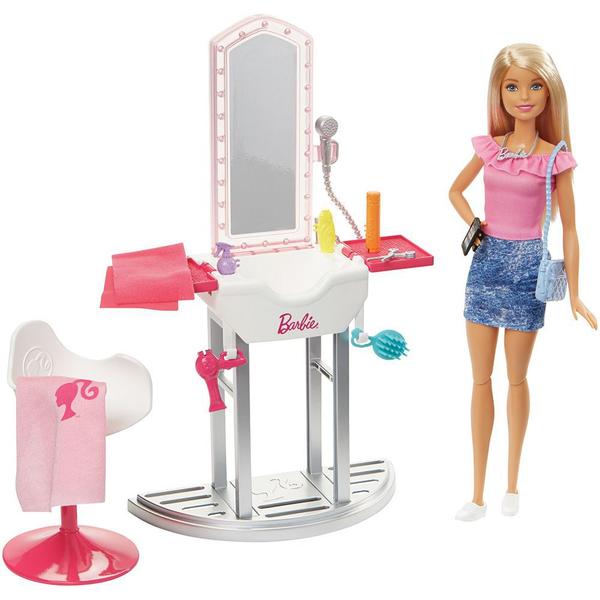 Boneca Barbie Salão de Beleza da Barbie - Mattel