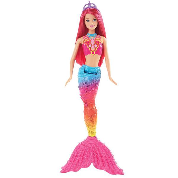 Boneca Barbie Sereia dos Reinos Mágicos - Reino dos Arco-Íris - Mattel - Mattel