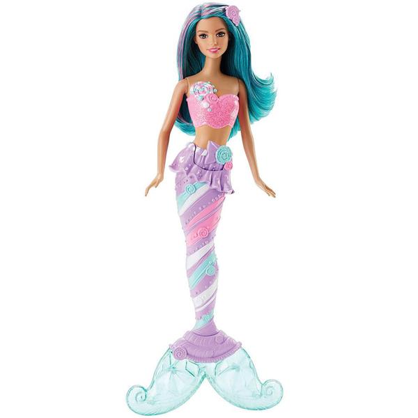 Boneca Barbie Sereia dos Reinos Mágicos - Reino dos Doces - Mattel - Mattel
