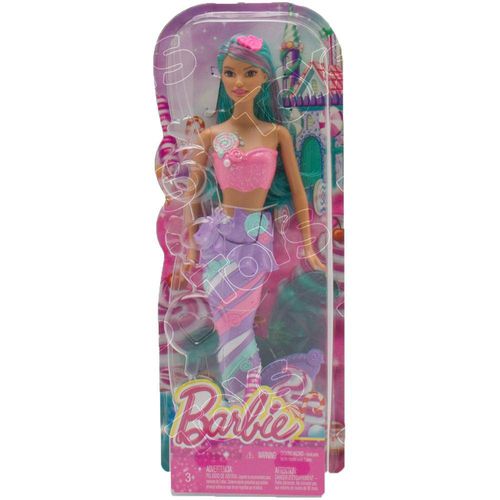 Boneca Barbie Sereia Reino Mágico dos Doces Mattel
