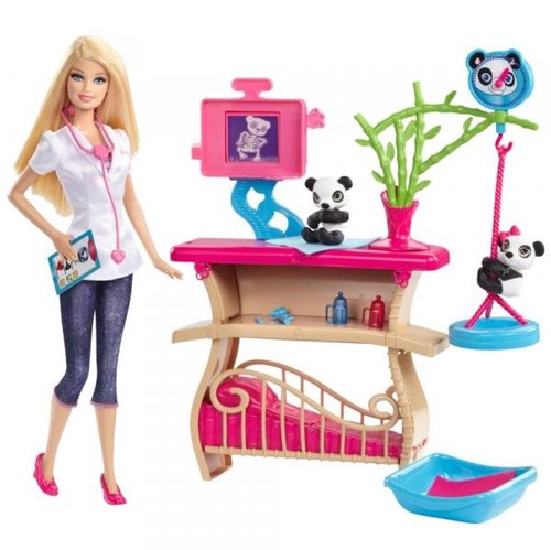 Boneca Barbie - Tratadora de Pandas - Mattel