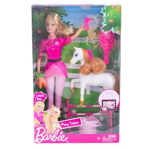 Boneca Barbie Treinadora de Ponei