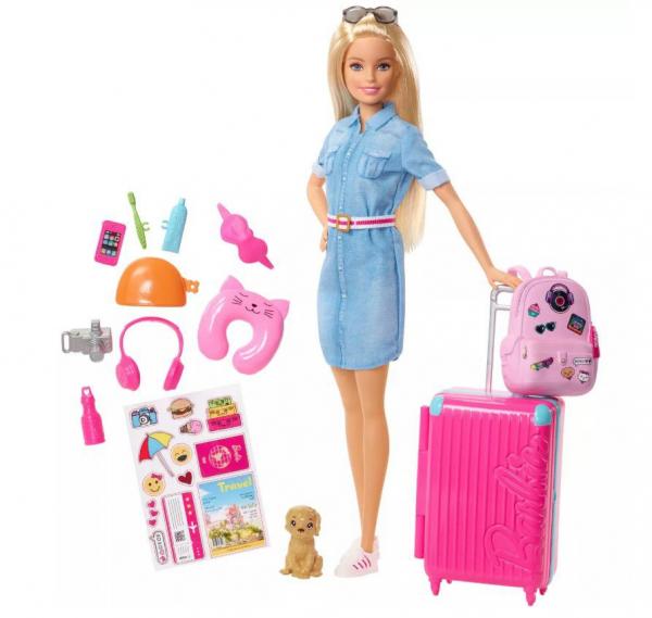 Barbie Viajante e Helicóptero - Conjunto Explorar e Descobrir - Mattel