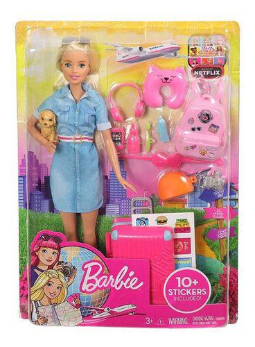Boneca Barbie Viajante Explorar e Descobrir Mattel