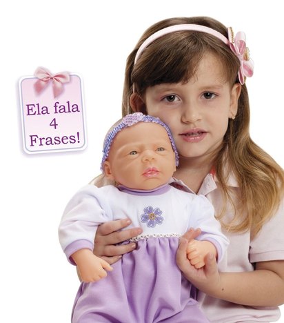 Boneca Bebê Baby Aninha 384 - Adijomar