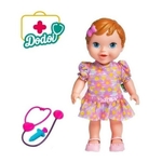 Boneca Bebe Baby Dodoi Morena My Little Alive - Super Toys