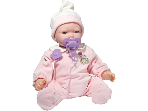 Boneca Bebê Carinhas com Acessórios - Baby Brink