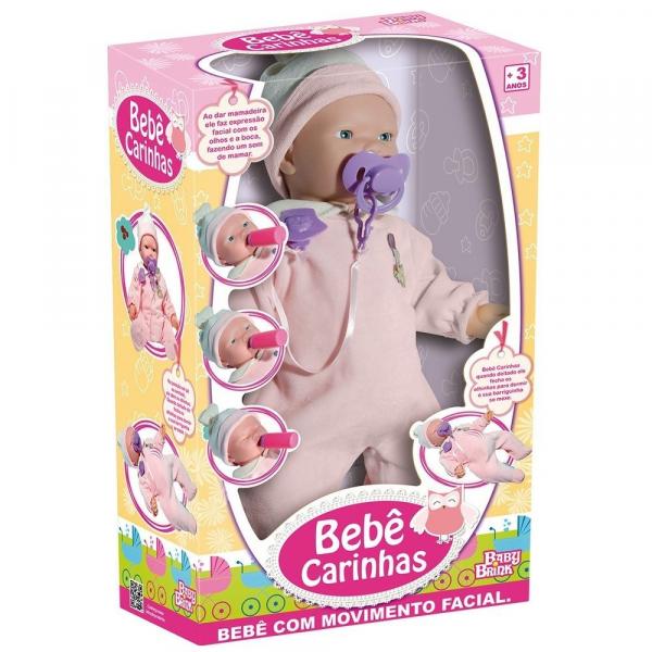 Boneca Bebê Carinhas Novabrink - Baby Brink