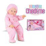 Boneca Bebê Check-me 5820 - Roma Brinquedos