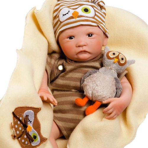 Boneca Bebê com Acessórios - Reborn Hoot Hoot - Shiny Toys