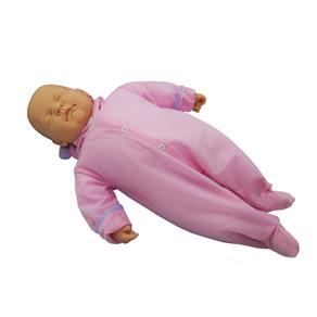Boneca Bebê Dormindo - Coleção Ninos - Rosa - Cotiplás Cotiplas