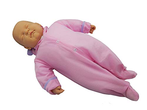 Boneca Bebê Dormindo - Coleção Ninos - Rosa - Cotiplás