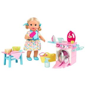 Boneca Bebê Little Mommy Hora de Comer e Lavar FLC04 Mattel
