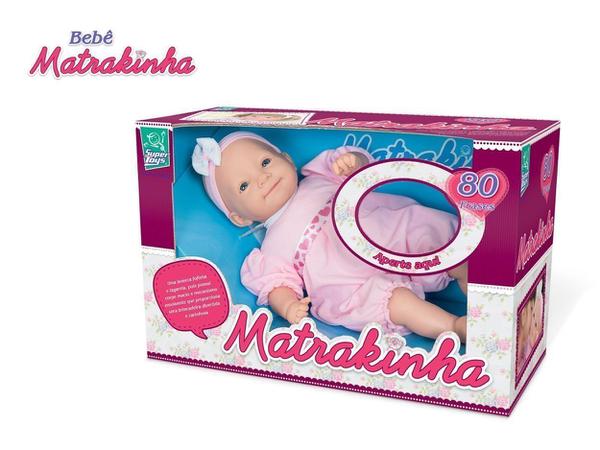 Boneca Bebê Matrakinha Fala 75 Frases 238 - Super Toys - Super Toys