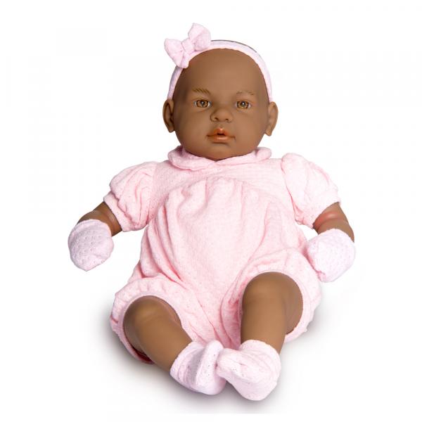 Boneca - Bebê Real - 48 Cm - Negra - Roma Jensen
