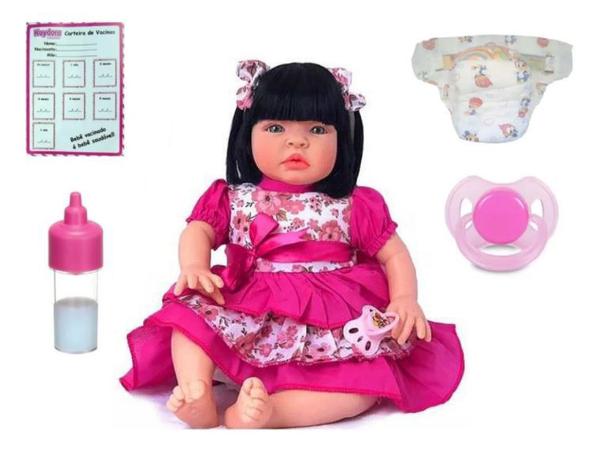 Boneca Bebê Realista - com Kit Acessórios - Sid-Nyl