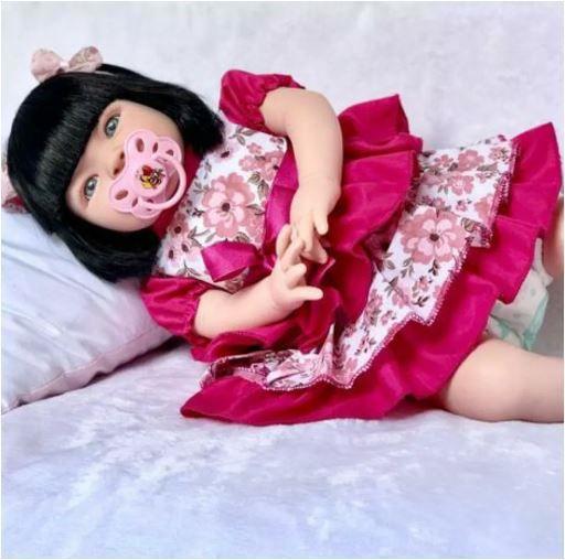 Boneca Bebê Realista Kit Acessórios - Sid-Nyl