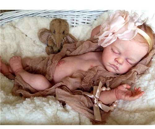 Boneca Bebe Reborn Gaby com Corpo Inteiro Siliconado