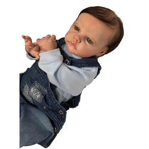 Boneca Bebê Reborn Rafael com Corpo Inteiro Siliconado