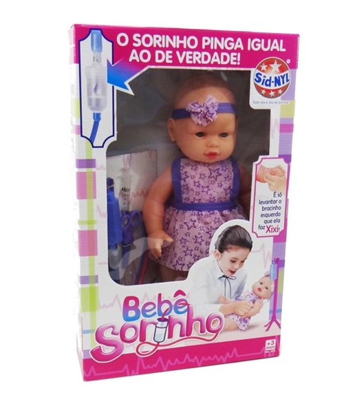 Boneca Bebê Sorinho - Sid-Nyl