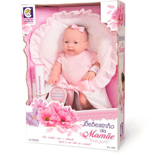 Boneca Bebezinha da Mamãe Pequena com Acessórios Cotiplás