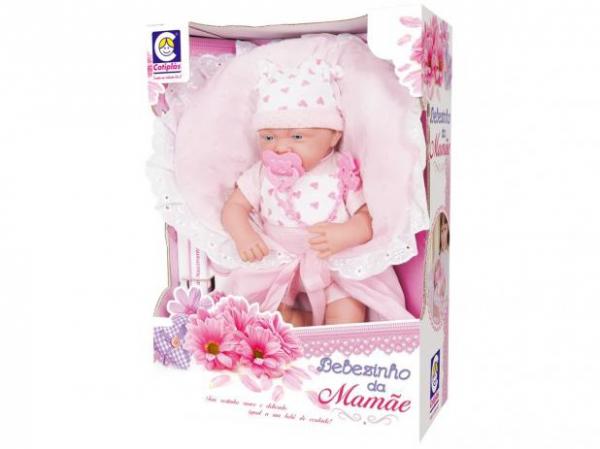 Boneca Bebezinho da Mamãe C/Macacao - Cotiplas 2082