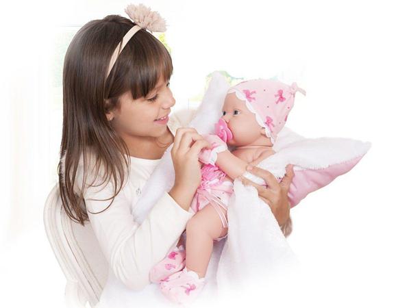 Boneca Bebezinho da Mamãe com Acessórios - Cotiplás